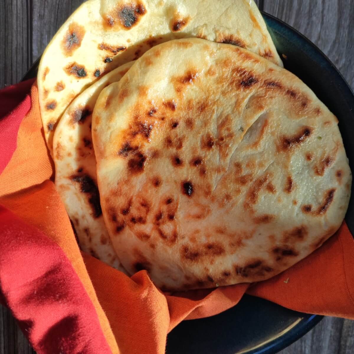 Garlic and herb flatbreads