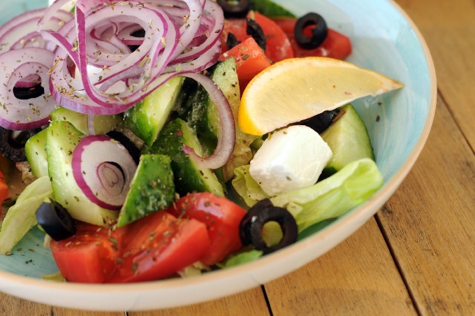 bowl of fresh salad