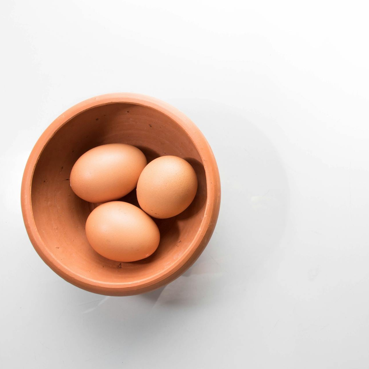 bowl of eggs